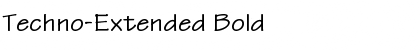 Download Techno-Extended Font