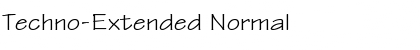 Download Techno-Extended Font