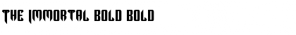 Download The Immortal Bold Bold Font