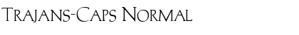 Download Trajans-Caps Normal Font