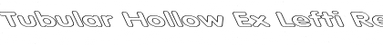 Download Tubular Hollow Ex Lefti Font Download Tubular Hollow Ex Lefti Font