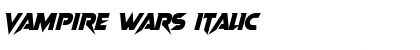 Download Vampire Wars Italic Font