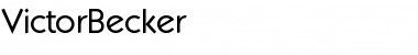 Download VictorBecker Font