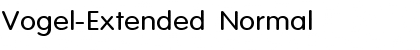 Download Vogel-Extended Font