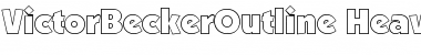 Download VictorBeckerOutline-Heavy Font