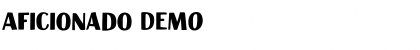 Download Aficionado DEMO Font