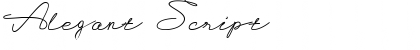 Download Alegant Script Font