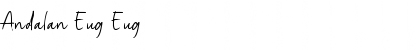 Download Andalan Eug Font