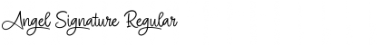 Download Angel Signature Font