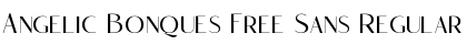 Download Angelic Bonques Free Sans Font