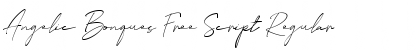 Download Angelic Bonques Free Script Font