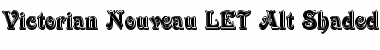 Download Victorian Inline Shaded LET Font