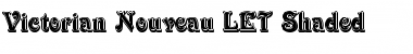 Download Victorian Inline Shaded LET Font