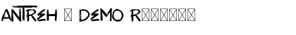 Download ANTREH - DEMO Font