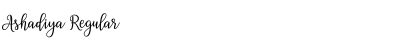 Download Ashadiya Font