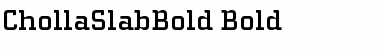 Download ChollaSlabBold Bold Font