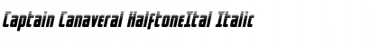 Download Captain Canaveral HalftoneItal Italic Font