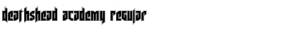 Download Deathshead Academy Font