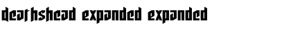 Download Deathshead Expanded Font
