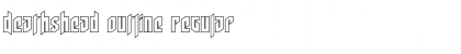 Download Deathshead Outline Font