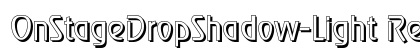 OnStageDropShadow-Light Regular preview