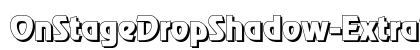 OnStageDropShadow-ExtraBold Regular preview