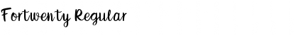 Download Fortwenty Font