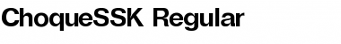 Download ChoqueSSK Font