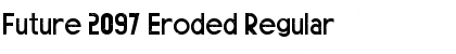 Download Future 2097 Eroded Font