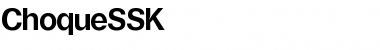 Download ChoqueSSK Font