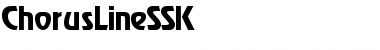 Download ChorusLineSSK Regular Font