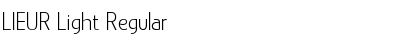 Download LIEUR Light Regular Font Title Preview