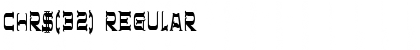 Download CHR$(32) Regular Font