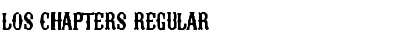 Download Los Chapters Regular Font Title Preview