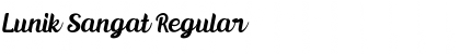 Download Lunik Sangat Regular Font Title Preview