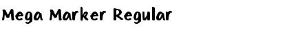 Download Mega Marker Regular Font