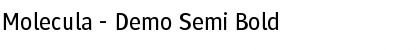 Download Molecula - Demo Semi Bold Font