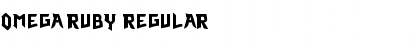 Download Omega Ruby Font Download Omega Ruby Font