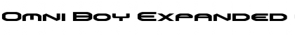 Download Omni Boy Expanded Font