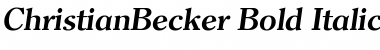 Download ChristianBecker Font