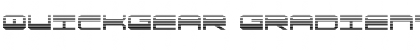 Download QuickGear Gradient Font