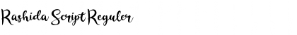 Download Rashida Script Font