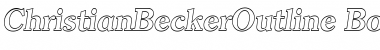 Download ChristianBeckerOutline Font