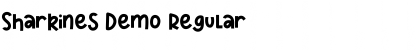 Download Sharkines Demo Regular Font Title Preview