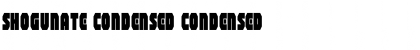 Download Shogunate Condensed Condensed Font