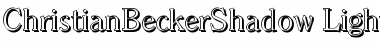 Download ChristianBeckerShadow-Light Font