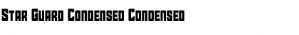 Download Star Guard Condensed Condensed Font