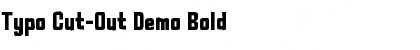 Download Typo Cut-Out Demo Bold Font