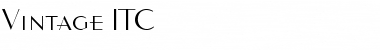 Download Vintage ITC Font