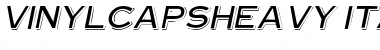 Download VinylCapsHeavy Font